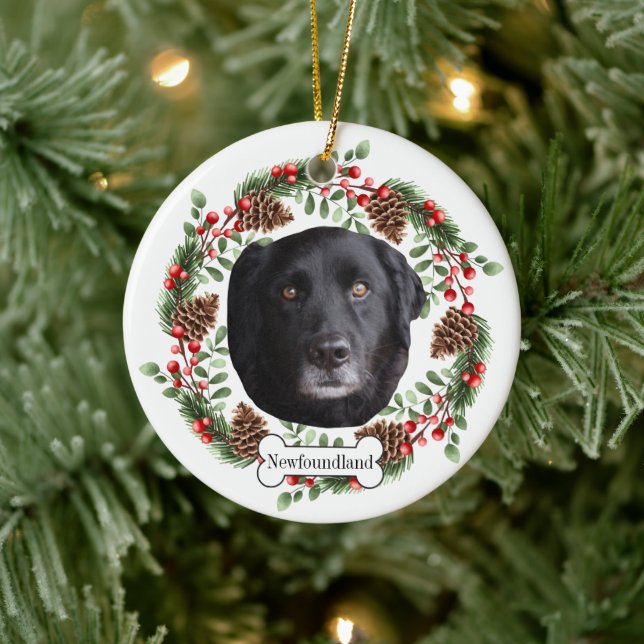 ornamento Mascota personalizado de newfoundland (Árbol)