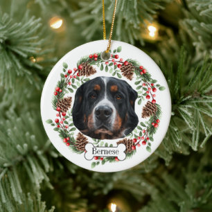 Ornamento Mascota personalizado de perro de montañ
