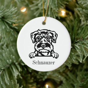 Ornamento Mascota personalizado del perro Schnauze