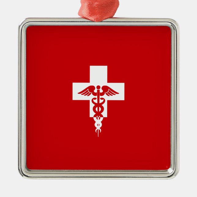 Ornamento médico profesional - añada su texto! (Frente)