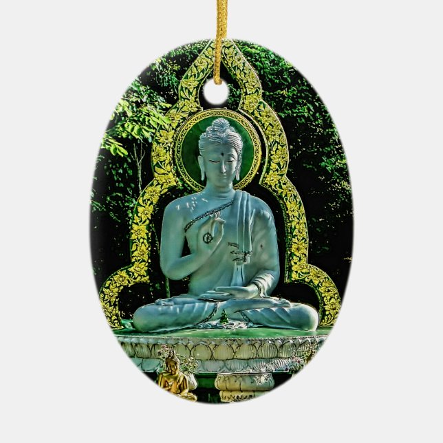 Ornamento Meditating de Buda (Frente)