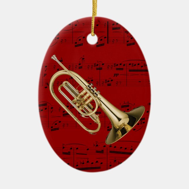 Ornamento - Mellophone - escoja su color (Frente)