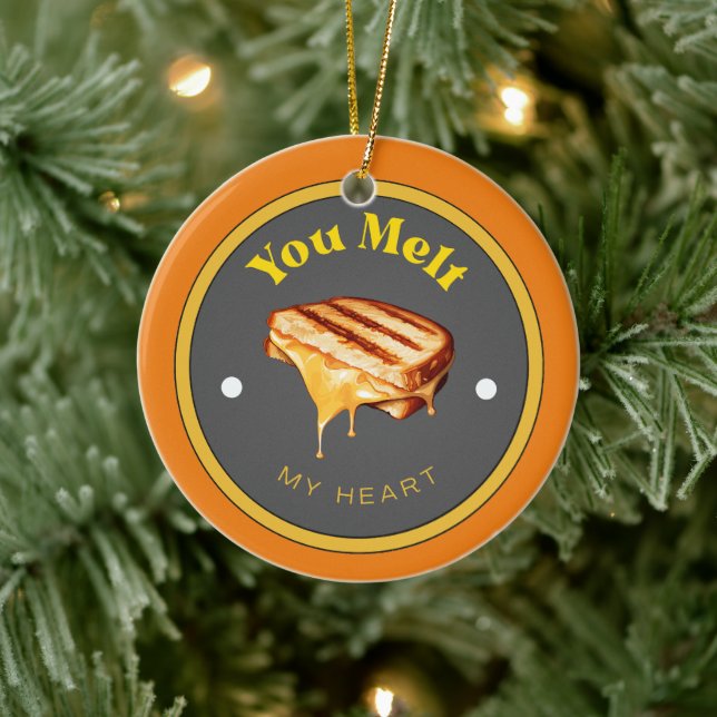 Ornamento - Melt My Heart - Queso a la parrilla (Árbol)