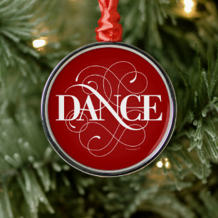 Ornamento Metalizado Dance Flourish