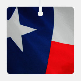 Ornamento Metalizado de Bandera de Texas