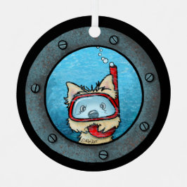 Ornamento Metalizado de Cairn de KiniArt Snorkelin