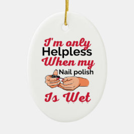 Ornamento metalizado de esmalte de uñas