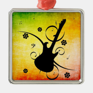 Ornamento Metalizado de guitarra