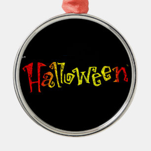 Ornamento Metalizado de Halloween