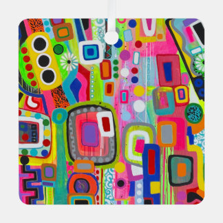 Ornamento Metalizado de Happy Place