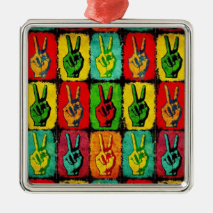 Ornamento Metalizado de la Paz