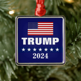 ORNAMENTO METALIZADO DE NAVIDADES DONALD TRUMP 202