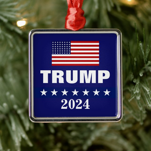 ORNAMENTO METALIZADO DE NAVIDADES DONALD TRUMP 202 (Árbol)