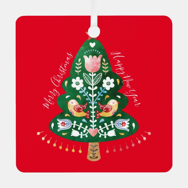 Ornamento Metalizado de Navidades escandinavos de  (Anverso)