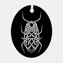 Ornamento metalizado de ovario