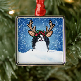 Ornamento Metalizado de reno chino japonés