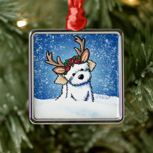 Ornamento Metalizado de renos de La Habana