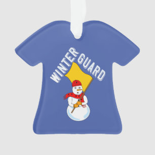 Ornamento Metalizado de Snowman Winter Guard