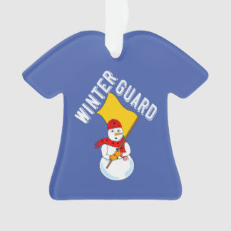 Ornamento Metalizado de Snowman Winter Guard