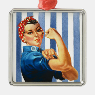 Ornamento Metalizado del poder femenino