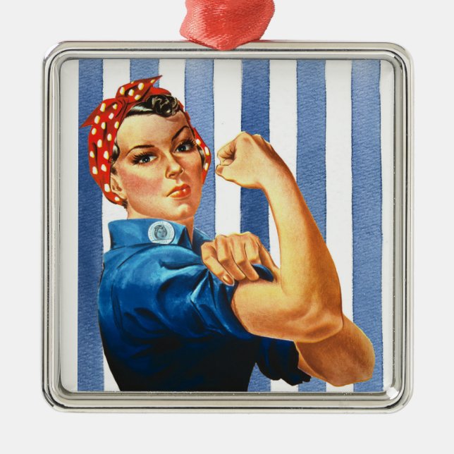 Ornamento Metalizado del poder femenino (Frente)