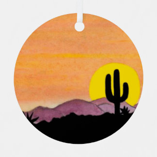 Ornamento Metalizado del tema del suroeste