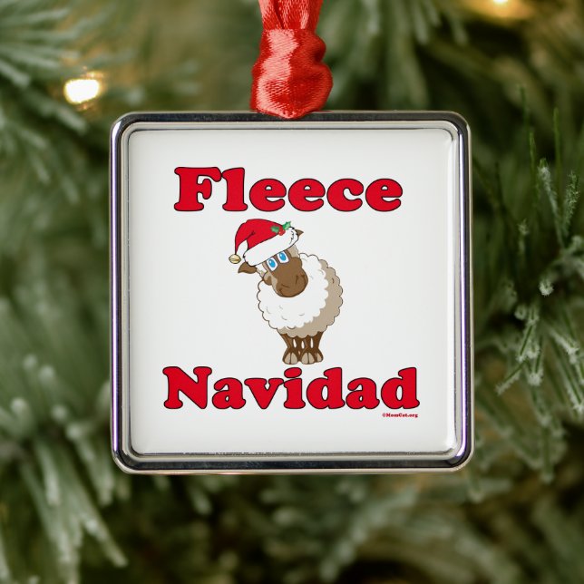 Ornamento Metalizado Fleece Navidad (Árbol)