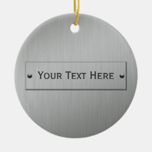 ornamento metalizado personalizado Look