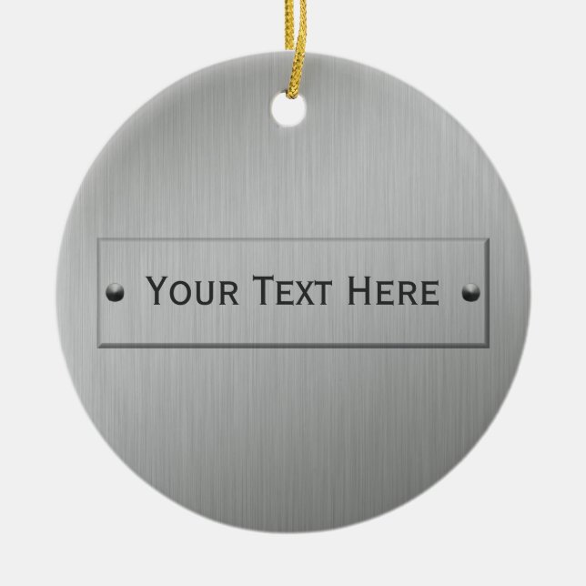 ornamento metalizado personalizado Look (Frente)