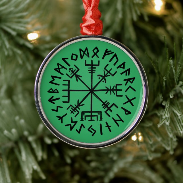 Ornamento Metalizado Vegvisir (Árbol)