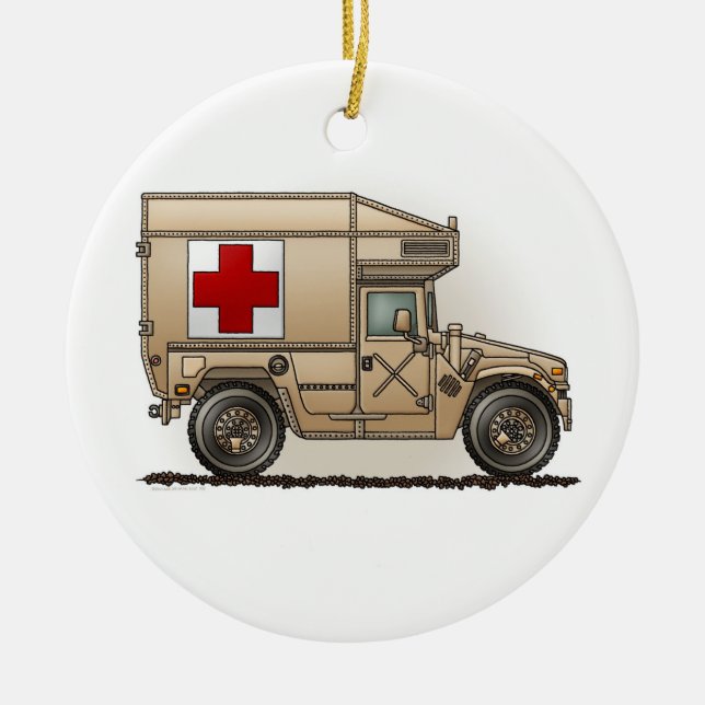 Ornamento militar de la ambulancia de Hummer (Frente)