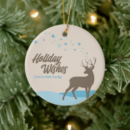 Ornamento minimalista moderno para ciervos no foto