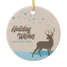 Ornamento minimalista moderno para ciervos no foto