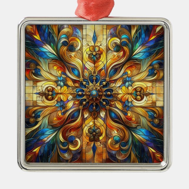 Ornamento místico de mosaico (Frente)