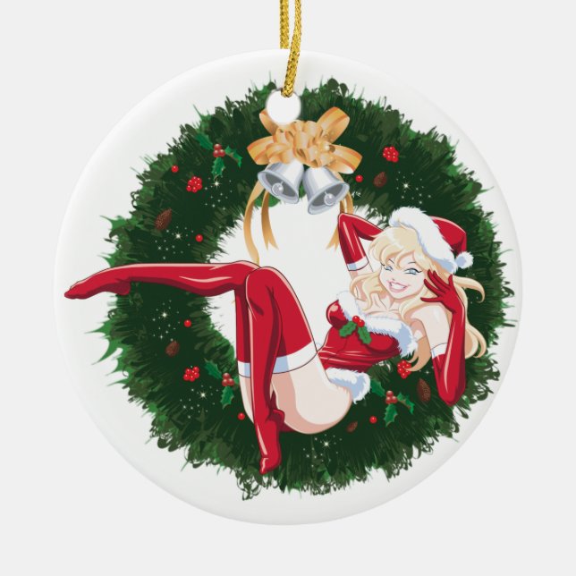 Ornamento modelo del día de fiesta (Frente)