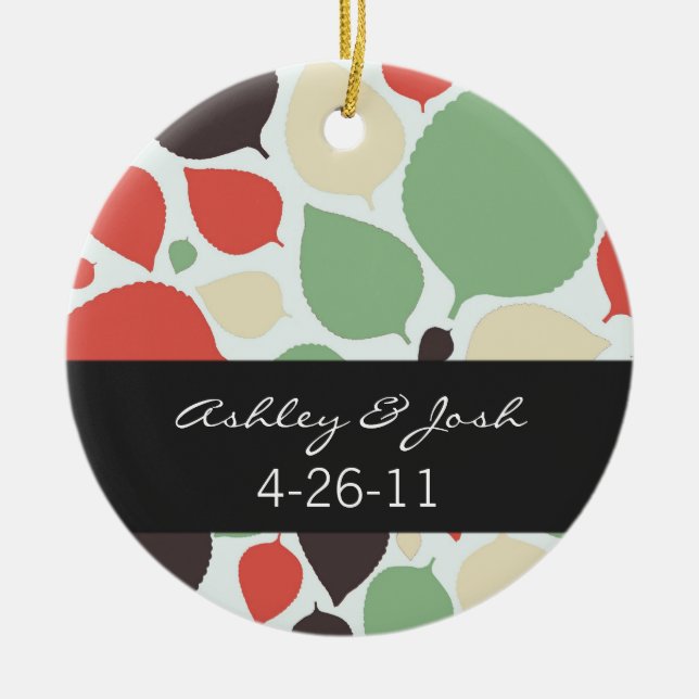 Ornamento moderno de la boda del fondo de las (Frente)