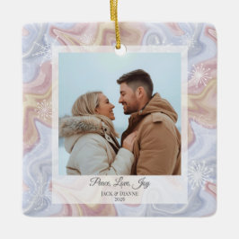 Ornamento moderno de vacaciones en Boho Square