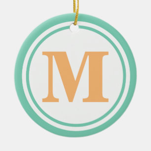 Ornamento monograma personalizado