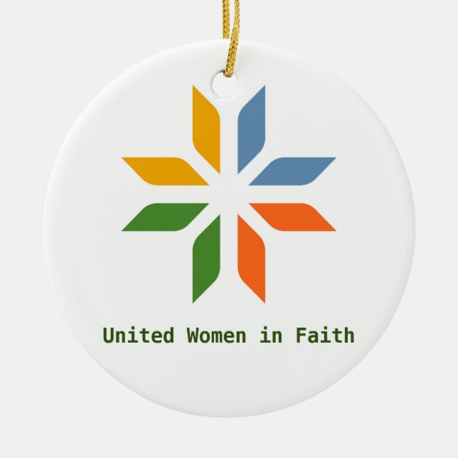 Ornamento - Mujeres unidas de fe (Frente)