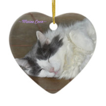 Ornamento mullido del gato el dormir lindo