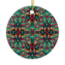 Ornamento multicolor para su árbol