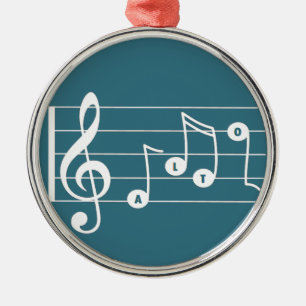 Ornamento musical de Alto Singer