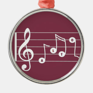 Ornamento musical de Alto Singer