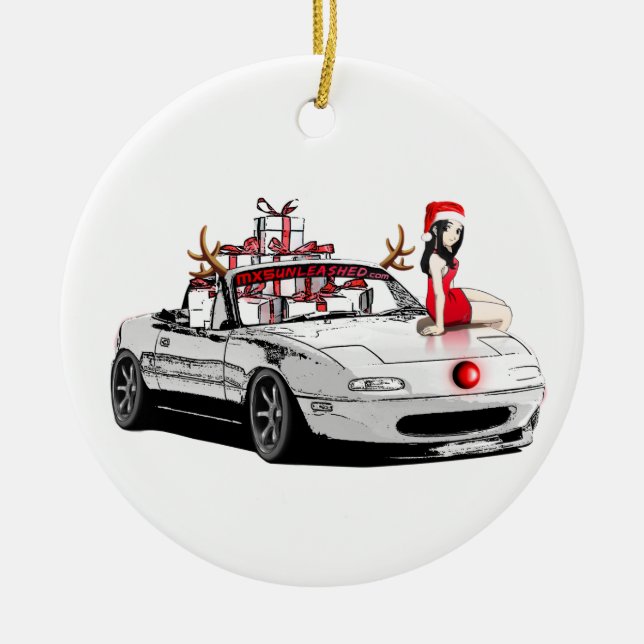 Ornamento MX5 Miata del navidad (Frente)