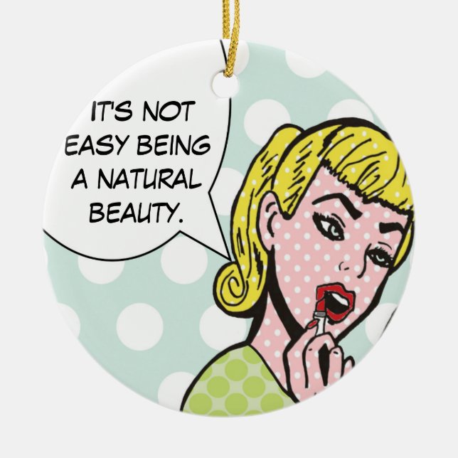 Ornamento natural del cómic de la belleza (Frente)