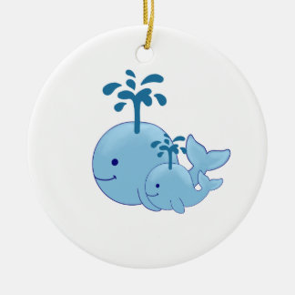 Ornamento náutico de la ballena, mamá