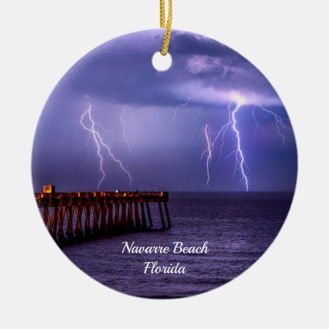 Ornamento Navarre Florida Lightning Storm (Frente)