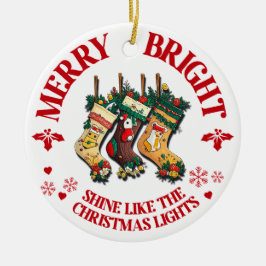 Ornamento navideño amargo y brillante - 3