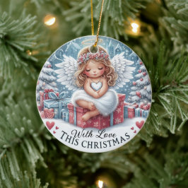 Ornamento navideño Ángel bebé, adorno navideño