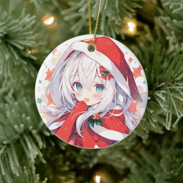 Ornamento navideño anime, regalo de Navidades anim (Árbol)